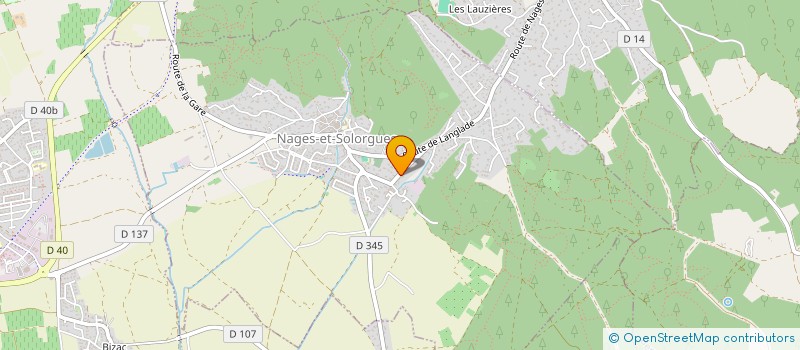 localisation de l'entreprise MADAME CLEMENCE SOLER  NAGES-ET-SOLORGUES