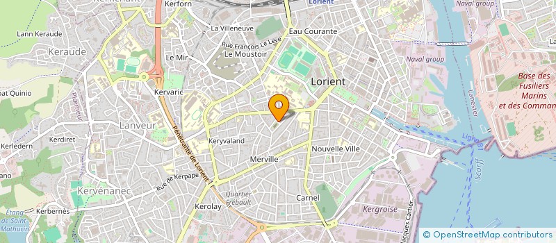 localisation de l'entreprise MADAME CLEMENCE SOULARD  LORIENT