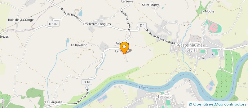 localisation de l'entreprise MADAME CLEMENCE SUC  CASTELNAU-DE-LEVIS