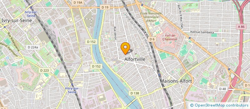 localisation de l'entreprise MADAME CLEMENCE SULLIMAN MOULLAN à ALFORTVILLE
