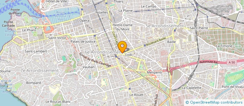 localisation de l'entreprise MADAME CLEMENCE SUNHARY DE VERVILLE  MARSEILLE