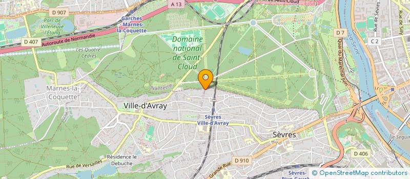 localisation de l'entreprise MADAME CLEMENCE TAMAS à SEVRES