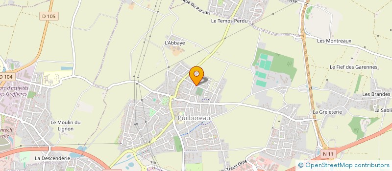 localisation de l'entreprise MADAME CLEMENCE TEIXEIRA  ANDILLY