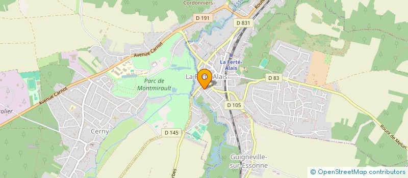 localisation de l'entreprise MADAME CLEMENCE TEODORO  LA FERTE-ALAIS