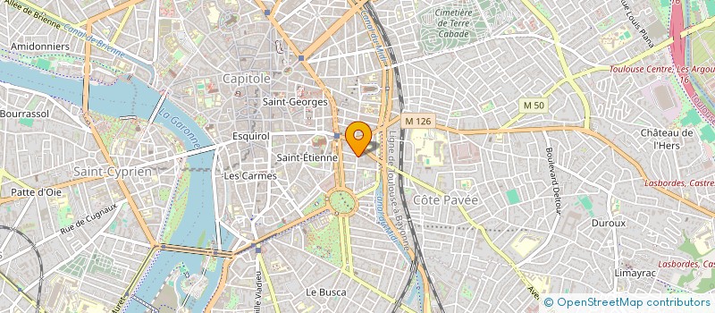 localisation de l'entreprise MADAME CLEMENCE TERRAL à TOULOUSE