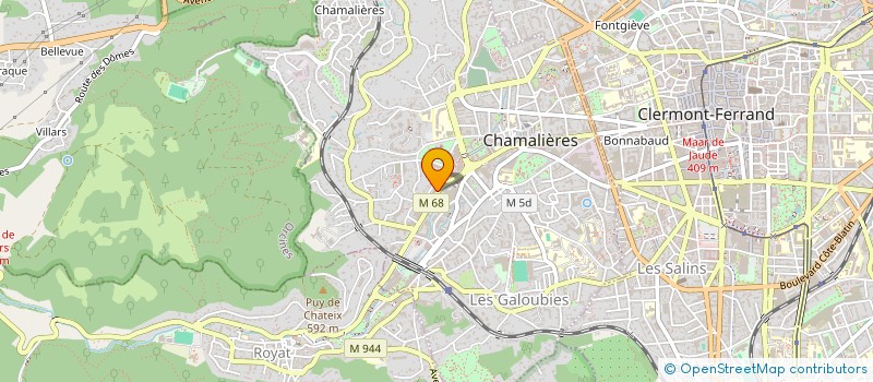 localisation de l'entreprise MADAME CLEMENCE TEYSSIER à CHAMALIERES