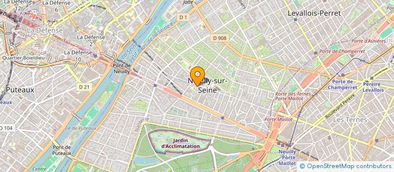 localisation de l'entreprise MADAME CLEMENCE THIERRY  NEUILLY-SUR-SEINE