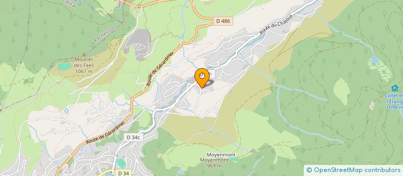 localisation de l'entreprise MADAME CLEMENCE THOMAS  LA BRESSE