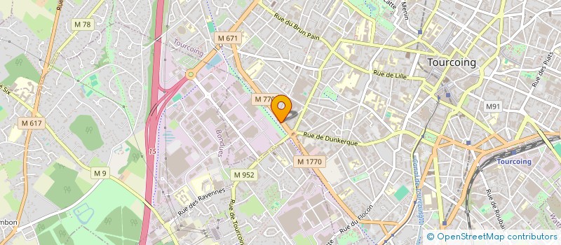 localisation de l'entreprise MADAME CLEMENCE TONDELIER  TOURCOING