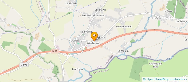 localisation de l'entreprise MADAME CLEMENCE TRECHAUD à HAUTERIVE