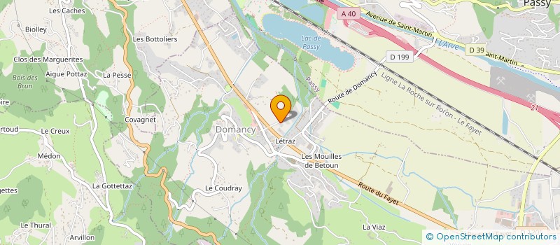 localisation de l'entreprise MADAME CLEMENCE TRONCHET  DOMANCY