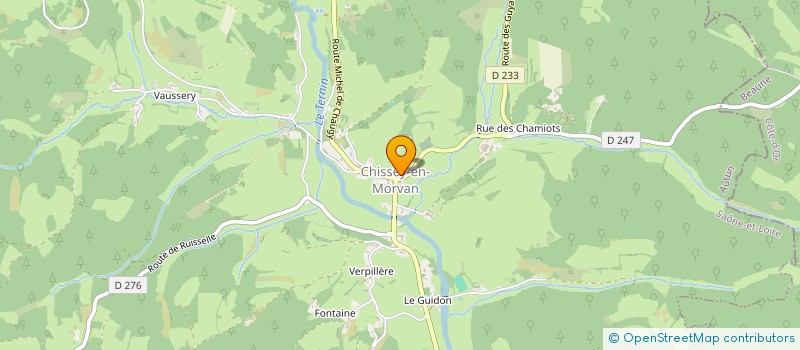 localisation de l'entreprise MADAME CLEMENCE TRUTT  CHISSEY-EN-MORVAN