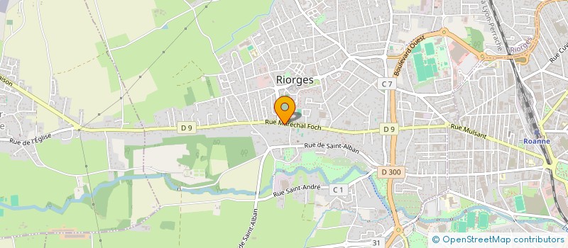 localisation de l'entreprise MADAME CLEMENCE VANNIER à RIORGES