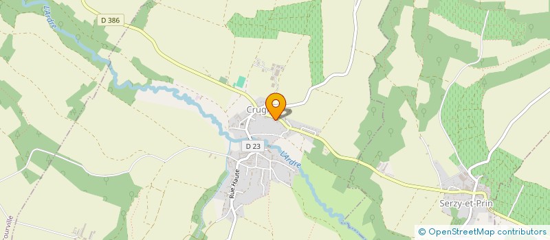 localisation de l'entreprise MADAME CLEMENCE VASSEUR  CRUGNY