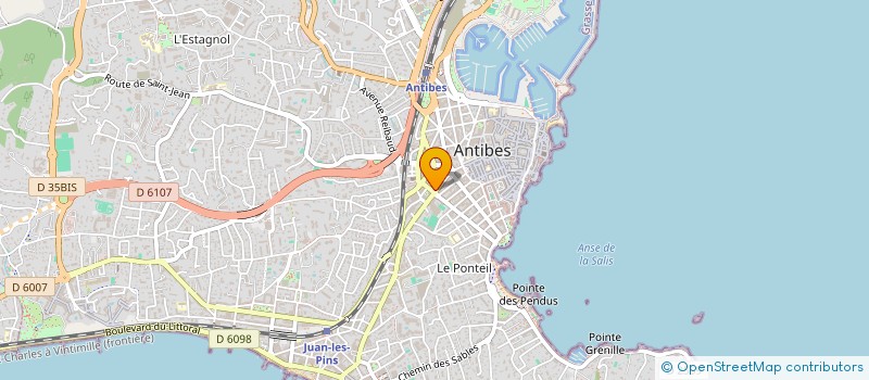 localisation de l'entreprise MADAME CLEMENCE VAUTOR  ANTIBES