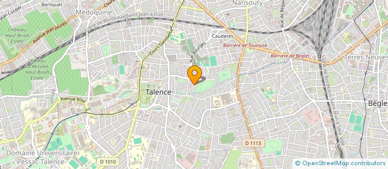 localisation de l'entreprise MADAME CLEMENCE VIDAL  TALENCE