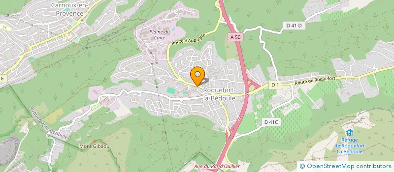 localisation de l'entreprise MADAME CLEMENCE VIEILLARD  ROQUEFORT-LA-BEDOULE