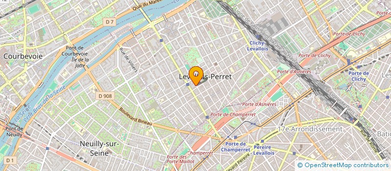 localisation de l'entreprise MADAME CLEMENCE VIET à LEVALLOIS-PERRET