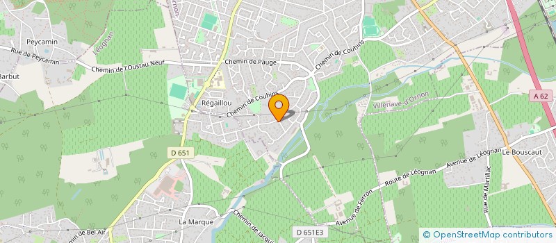 localisation de l'entreprise MADAME CLEMENCE VIEUX  VILLENAVE-D'ORNON