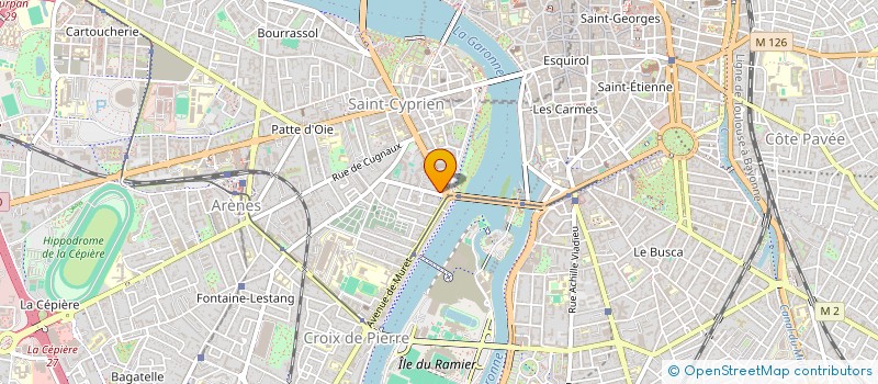 localisation de l'entreprise MADAME CLEMENCE VILLEMAGNE  TOULOUSE