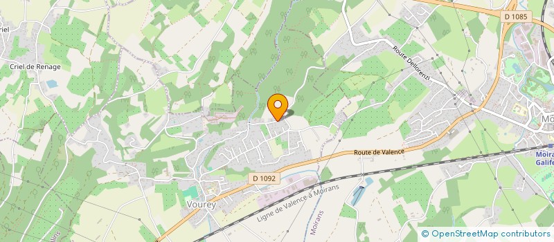 localisation de l'entreprise MADAME CLEMENCE VINCENT  MOIRANS