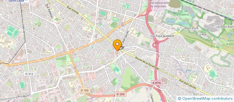 localisation de l'entreprise MADAME CLEMENCE VIROT  ANGERS