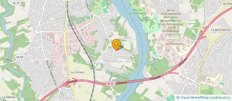 localisation de l'entreprise MADAME CLEMENCE VISENTIN à LA CHAPELLE-SUR-ERDRE