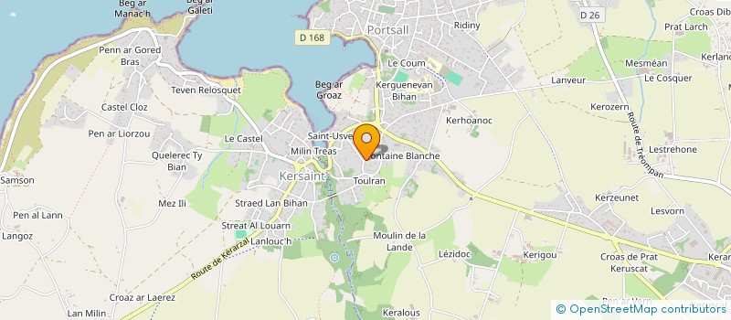 localisation de l'entreprise MADAME CLEMENCE VOLOGODSKY  PLOUDALMEZEAU