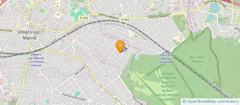 localisation de l'entreprise MADAME CLEMENCE VU à VILLIERS-SUR-MARNE