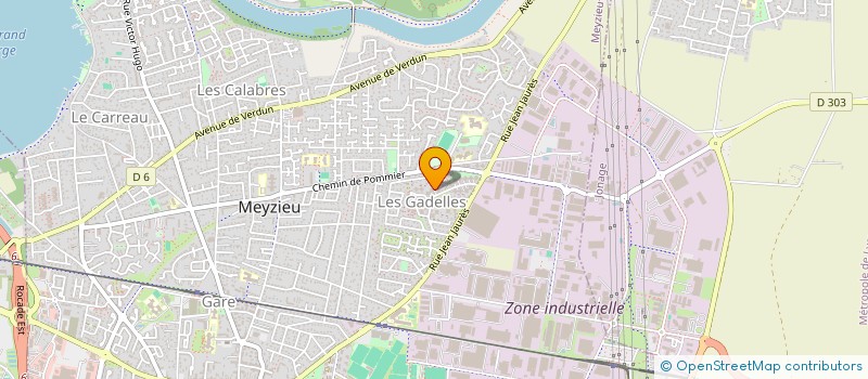 localisation de l'entreprise MADAME CLEMENCE WEBER  MEYZIEU