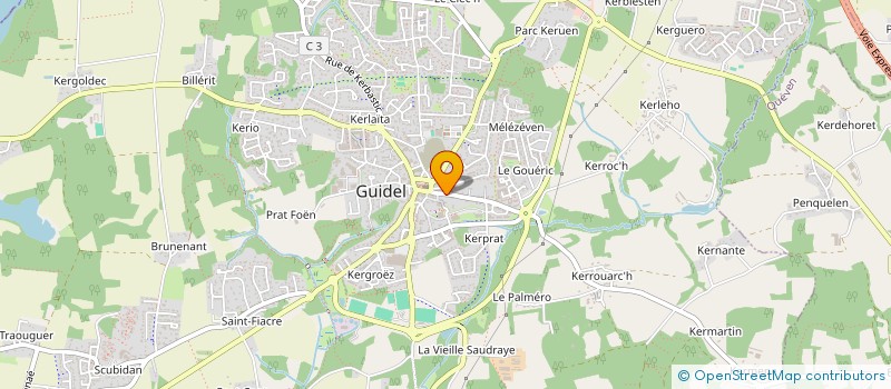 localisation de l'entreprise MADAME CLEMENCE WISSOCQ  GUIDEL