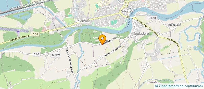 localisation de l'entreprise MADAME CLEMENCE WITZMANN  CAZERES