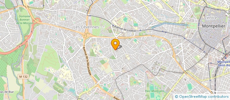 localisation de l'entreprise MADAME CLEMENCEFRA GACHES à MONTPELLIER