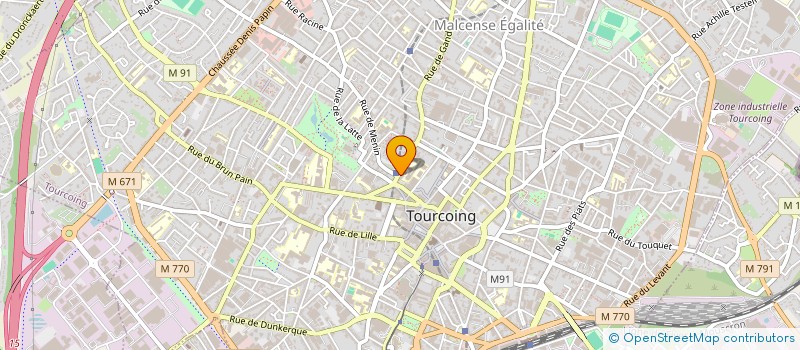localisation de l'entreprise MADAME CLEMENT MOTHES  TOURCOING