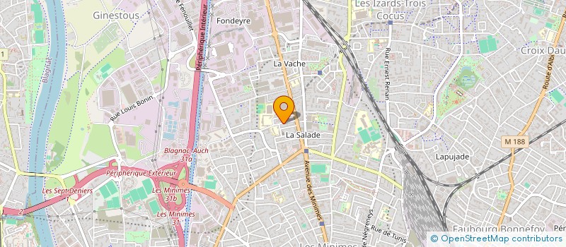 localisation de l'entreprise MADAME CLEMENT RIDOUX à TOULOUSE