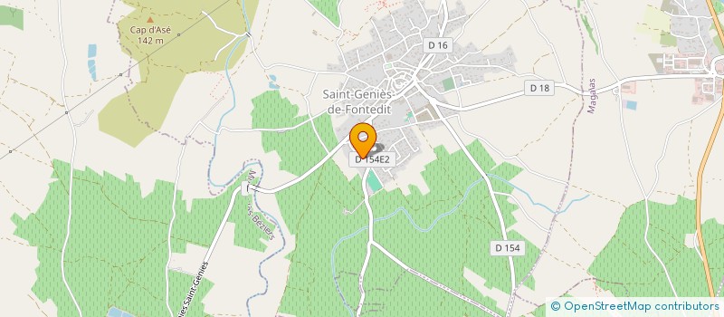 localisation de l'entreprise MADAME CLEMENTE BOURLAKOFF  SAINT-GENIES-DE-FONTEDIT