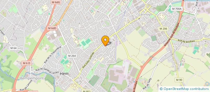 localisation de l'entreprise MADAME CLEMENTEEN VANIUS  HEM