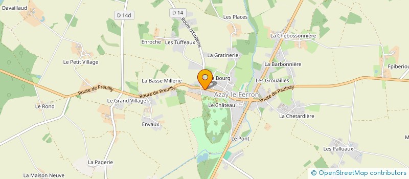 localisation de l'entreprise MADAME CLEMENTINA CONSTANTIN à AZAY-LE-FERRON