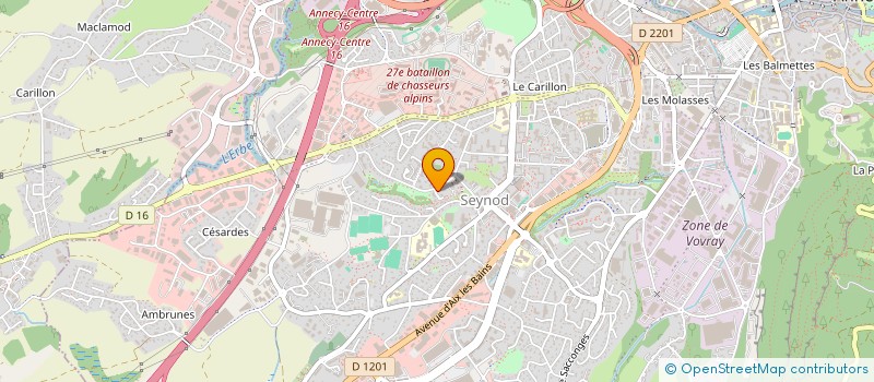 localisation de l'entreprise MADAME CLEMENTINA DA SILVA AMARAL à ANNECY