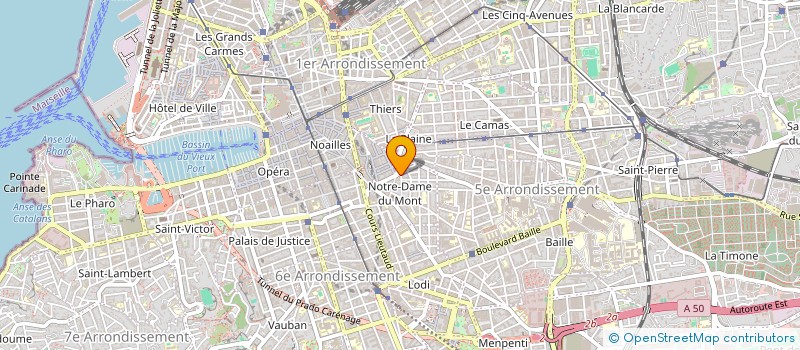 localisation de l'entreprise MADAME CLEMENTINE ACCARDI à MARSEILLE 6EME