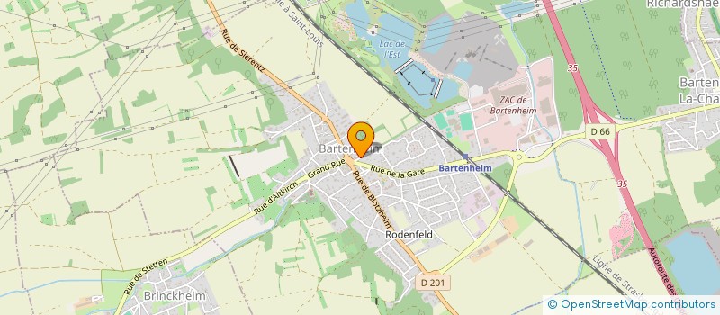 localisation de l'entreprise MADAME CLEMENTINE AIME  ROSENAU