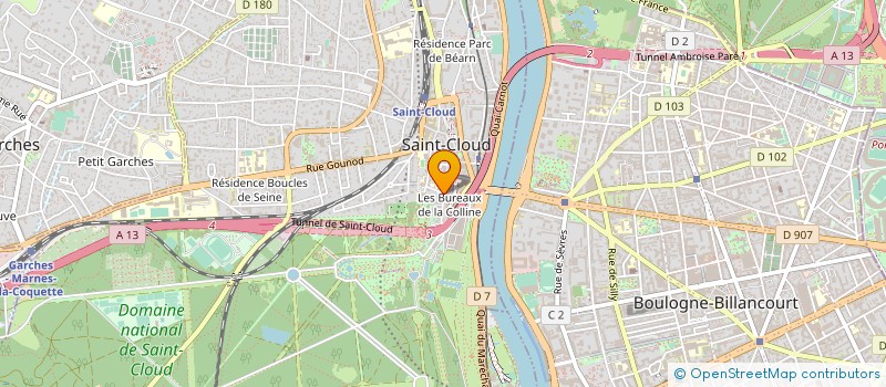localisation de l'entreprise MADAME CLEMENTINE ALBOUZE à SAINT-CLOUD