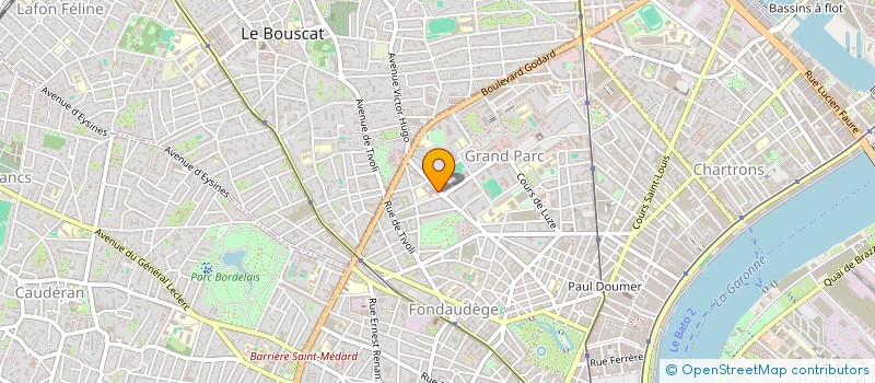 localisation de l'entreprise MADAME CLEMENTINE ANDRE  BORDEAUX