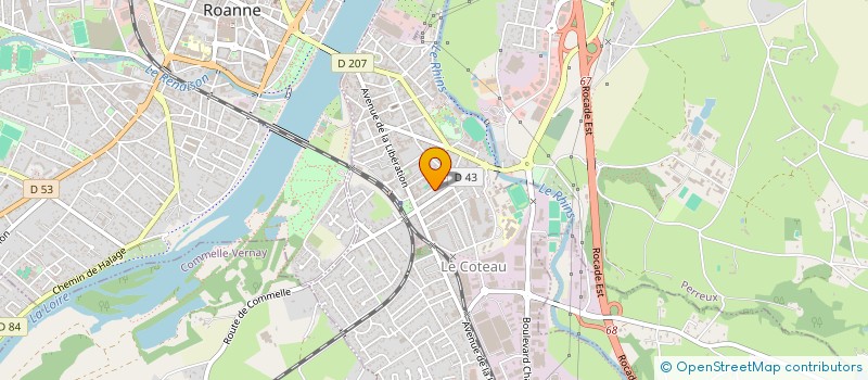 localisation de l'entreprise MADAME CLEMENTINE ARBEZ  LE COTEAU