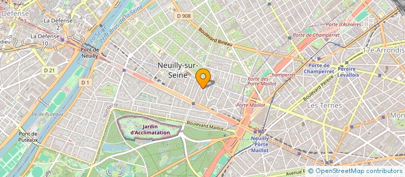 localisation de l'entreprise MADAME CLEMENTINE BACLE à NEUILLY-SUR-SEINE
