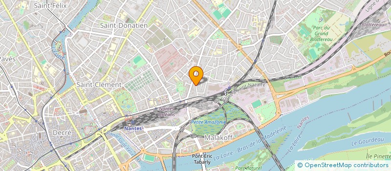 localisation de l'entreprise MADAME CLEMENTINE BALLANGER  NANTES