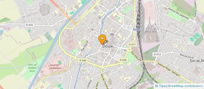 localisation de l'entreprise MADAME CLEMENTINE BARRABAN à DOUAI