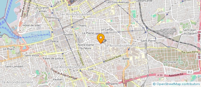 localisation de l'entreprise MADAME CLEMENTINE BELLON à MARSEILLE