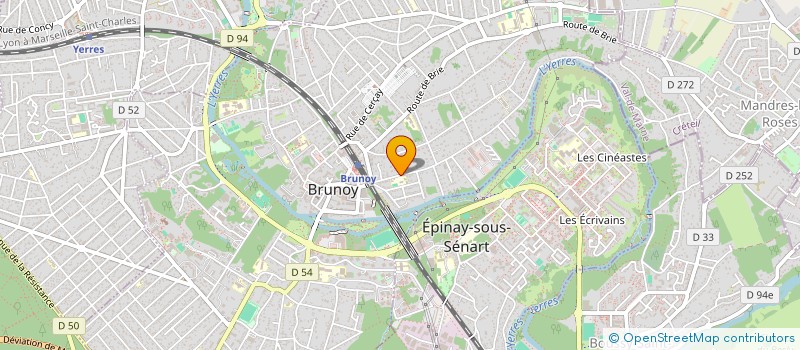 localisation de l'entreprise MADAME CLEMENTINE BEN AMOUT  BRUNOY