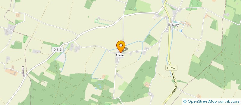 localisation de l'entreprise MADAME CLEMENTINE BENOIST  BRIZAY